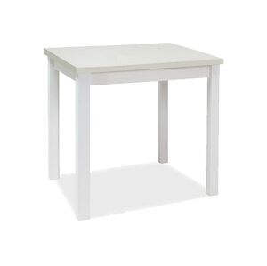 BONO jedálenský stôl 90x65 cm, biely matný