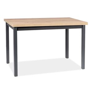 BONO jedálenský stôl 100x60 cm, dub Artisan / čierna
