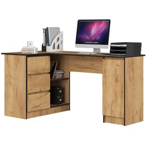 Dizajnový písací stôl ROMAN155L, dub Craft
