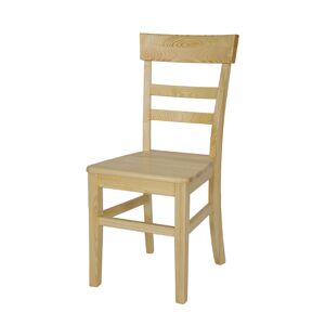 KAT123 drevená stolička, borovica