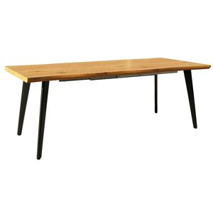 PRANDA jedálenský stôl,150/210/x90 dub/čierny