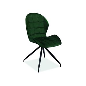 HALLS jedálenská stolička, zelený bluvel 78
