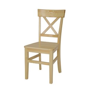 KAT122 drevená stolička, borovica