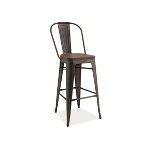 Byvajsnami SK, LIFT barová stolička, orech/grafit