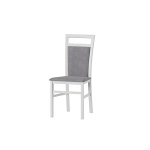 Jedálenská stolička PETRIK, šedá-biela