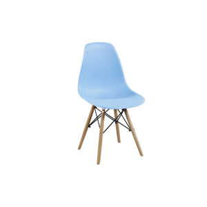 Moderná stolička MODENA II, buk/svetlomodrá