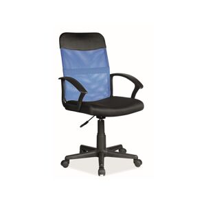 K-702 kancelárske kreslo, čierna, modrá
