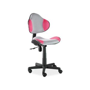 SK-G2 kancelárske kreslo, šedá, ružová