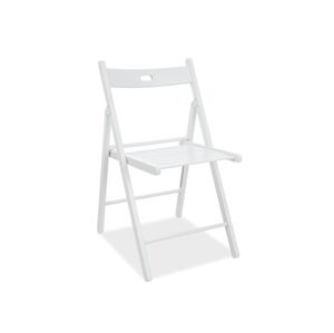 SMARTI 2 skladacia záhradná stolička, biela