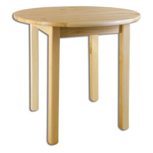  ST105 Jedálenský stôl okrúhly, priemer plochy 80 cm