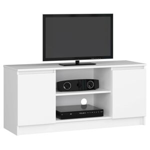 Moderný TV stolík ROMANA120, biely