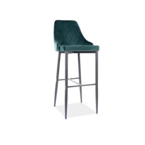 TRIXIE barová stolička, BLUVEL 78, zelená, čierna